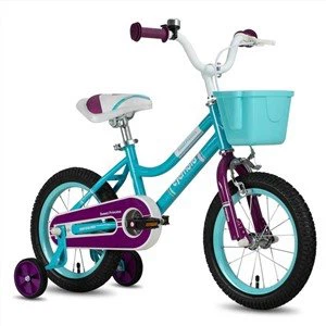 3 dyuymdan 7 yoshgacha bo'lgan 16 dyuymli qizlar uchun velosiped