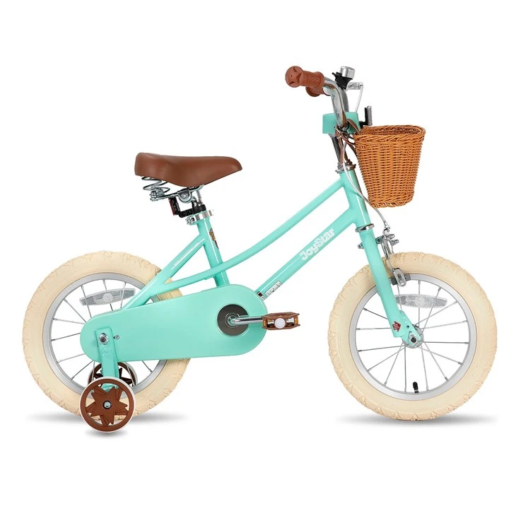 JOYKIE JOYSTAR 12/14/16/20 Inch Kids Bike For 3-12 Years Girls With Training Wheels & Basket 20 Inch With Kickstand